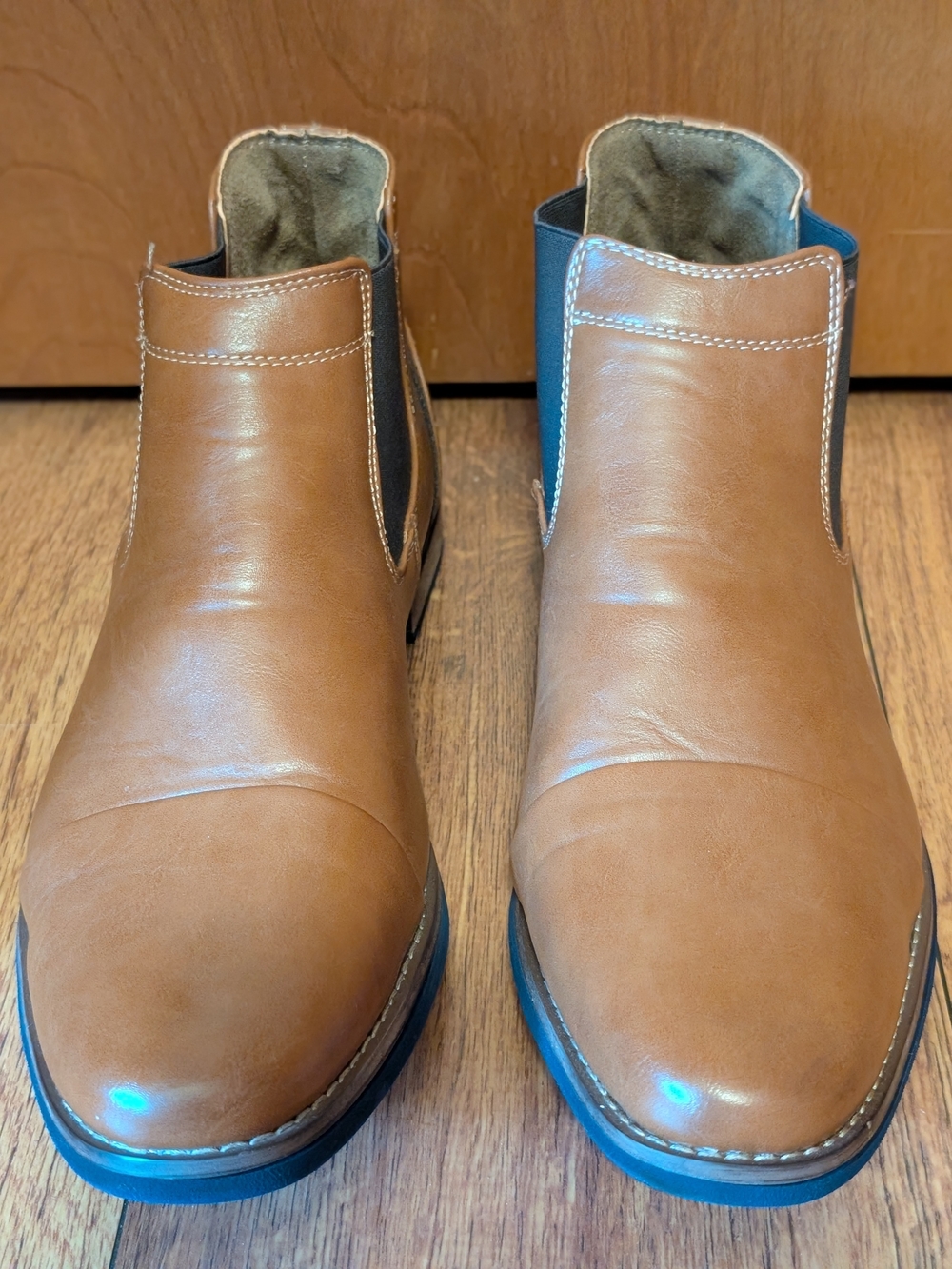 Deer Stags Men's Argos Comfort Chelsea Boots with Black Elastic Panels